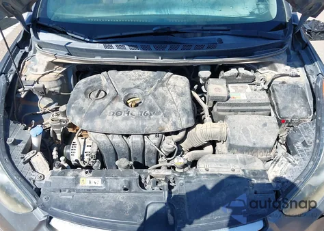 2013 Hyundai Elantra Gls from USA, damaged, VIN 5NPDH4AE4DH398253